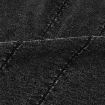 Stone-Wash Side Seam Distressed Sweatpants