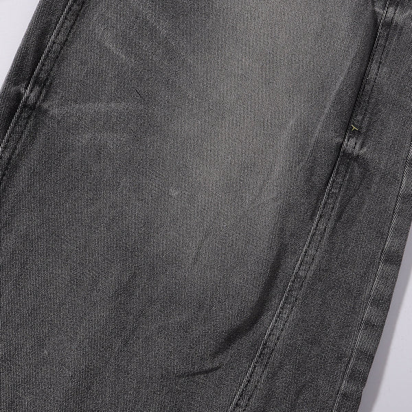 Faded Grey Distressed Wide Leg Vintage Jeans
