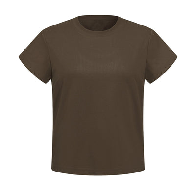 Classic Crew Neck Comfortable Versatile Everyday Tee