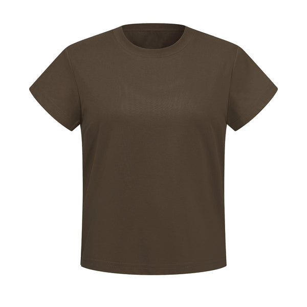 Classic Crew Neck Comfortable Versatile Everyday Tee