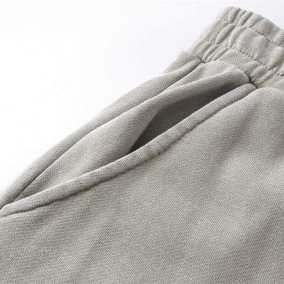 Destroyed Vintage High-Waisted Frayed Jogger Pants