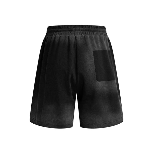 Ombre Color Drawstring Casual Lounge Elastic Waist Shorts