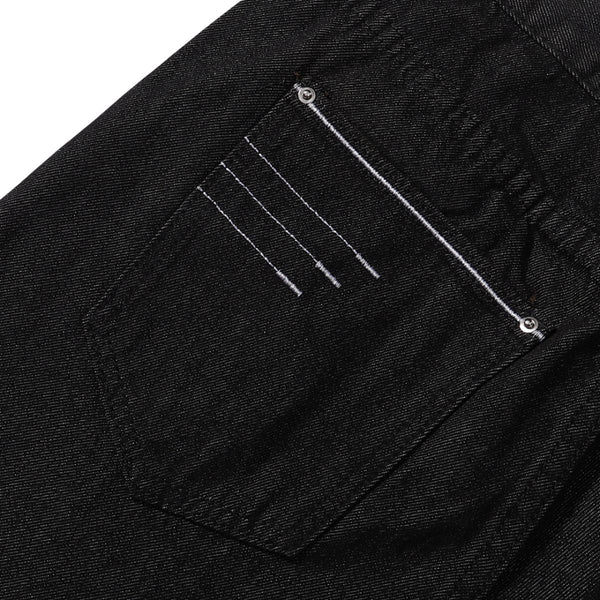 Minimalist Wide Leg Black Jeans