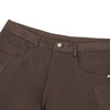 Solid Multi-Pocket Relaxed Workwear Cargo Pants