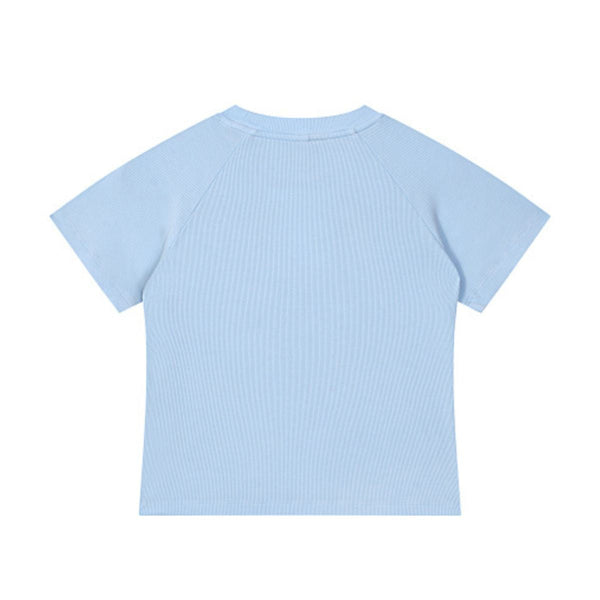 260G Snow Wash Oversized Raglan Sleeve T-Shirt