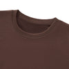 Double-Layer Bubble-Hem Cropped Streetwear Tee