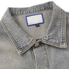 Stand-collar Washed Vintage Loose Denim Jacket