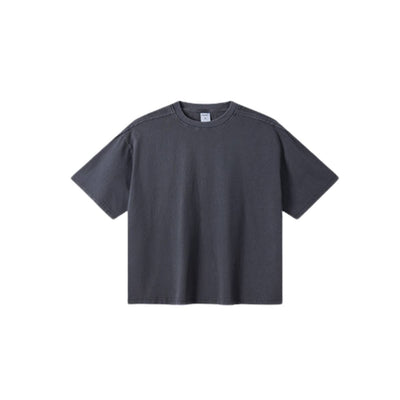 Heavyweight Vintage Fade Raw Edge Boxy Tee