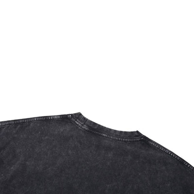 Washed Faded Baggy Cotton Tee 7.5oz