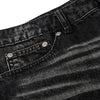 Gradient Cat Whisker Heavy-Wash Baggy Wide-Leg Jeans