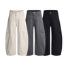 Vintage Multi-Pocket Curved Relaxed Pants