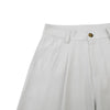 Minimalist Wide-Leg Pleated Pants