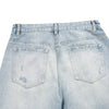 Washed Whiskered Balloon Fit Denim Jeans