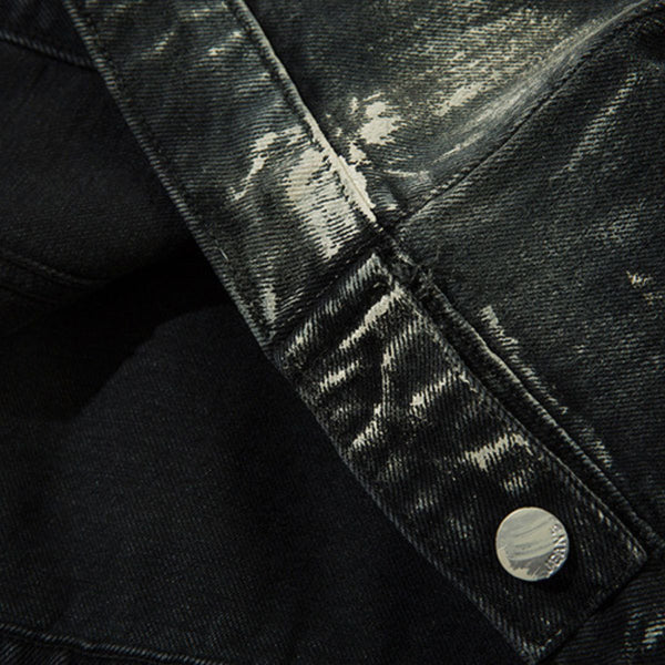 High Street Gradient Washed Denim Jacket
