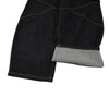 Washed Contrast-Stitch Baggy Relaxed Carpenter Denim Pants