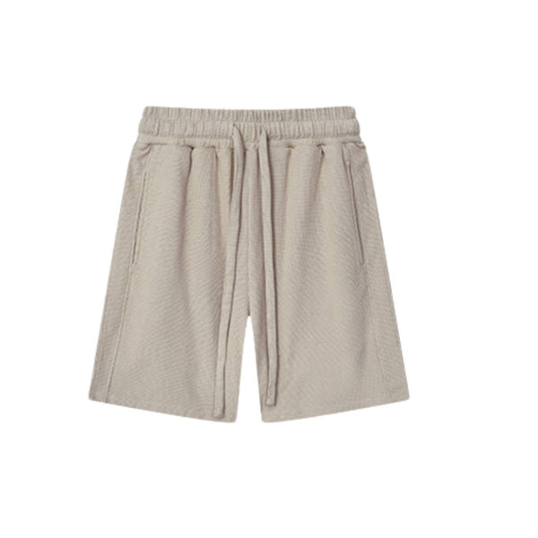 330G Cotton Blend Athletic Casual Waffle Shorts