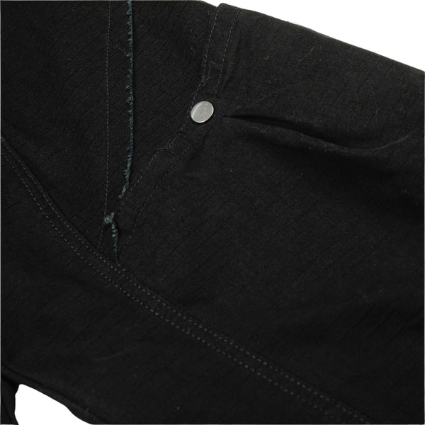 Men's American Street Cargo Curved Pants Loose Raw Edge Large Pockets