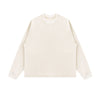 Washed Waffle Cotton Raglan Long Sleeve Tee 340G