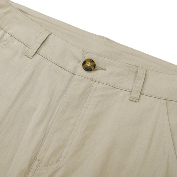 Loose Fit Curved Parachute Pants