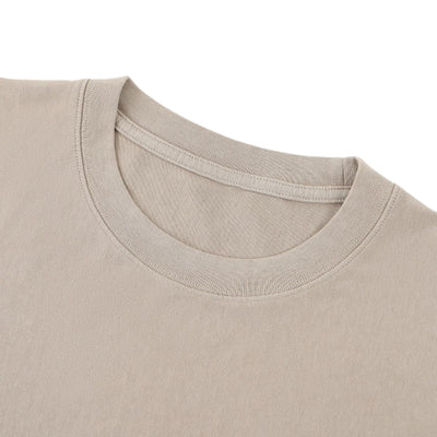 Washed Boxy Cropped Raglan Tee