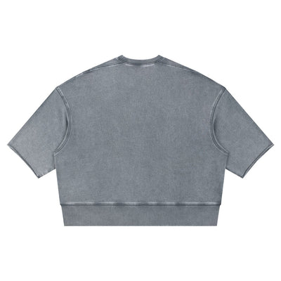 310G Snow Wash Cotton Crop Tee