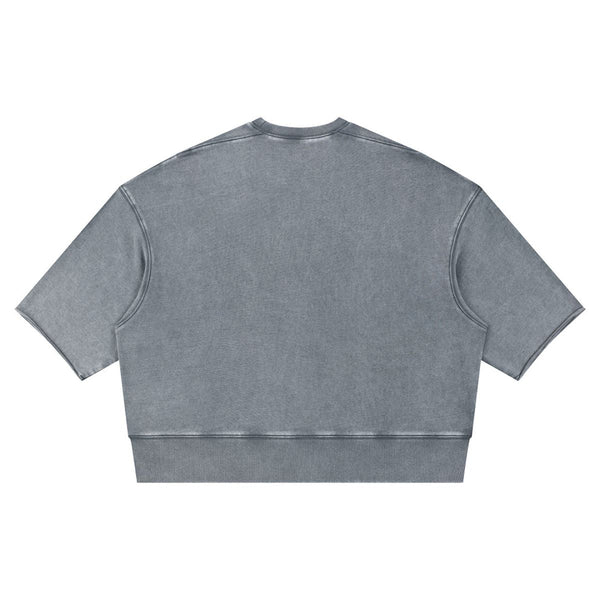 310G Snow Wash Cotton Crop Tee