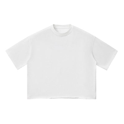 Washed Boxy Raw Hem Tee