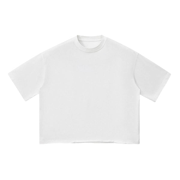Washed Boxy Raw Hem Tee