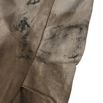 Muddy Wash Denim Texture Loose-Fit Jeans