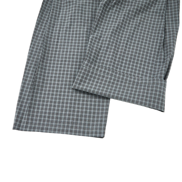 Plaid Wide-Leg Relaxed Baggy Unisex Casual Trousers