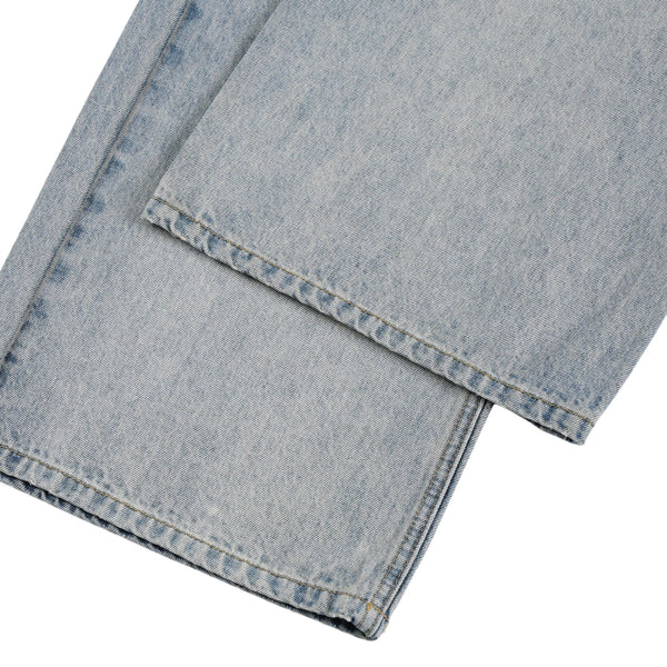 High Street Baggy Wide Leg Distressed Patchwork Denim Jeans