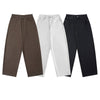 High Waist Structured Seam Relaxed Draped Wide Leg Pants