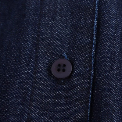 Fashionable Loose Casual Denim Lapel Shirt