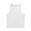 Stone Wash Slim Fit Crop Tank 320gsm
