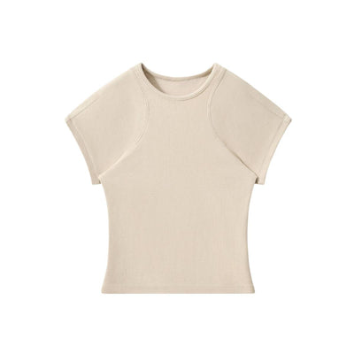 Academia Style Soft Daily Wear Stretch Tee