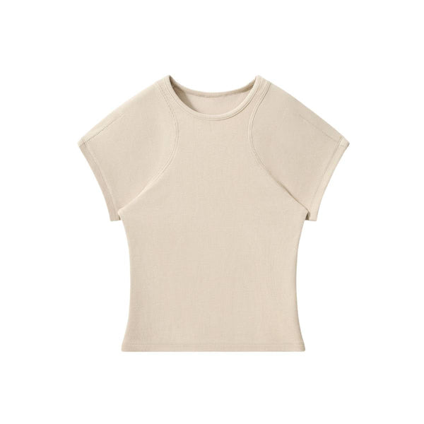 Academia Style Soft Daily Wear Stretch Tee