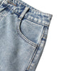 Women's Cut-Out Denim Midi Skirt