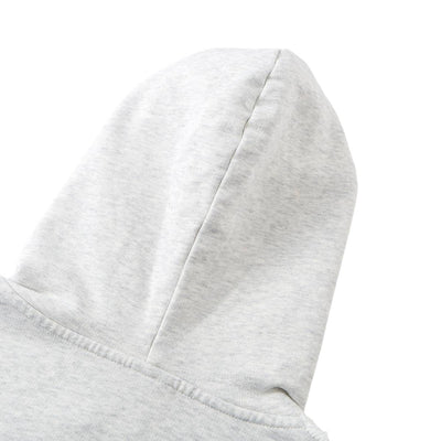 Washed Raw Edge Double Slider Zip Hoodie