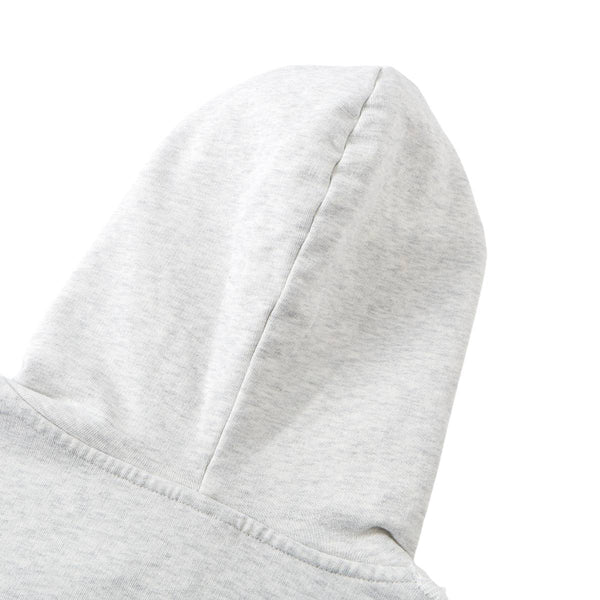 Washed Raw Edge Double Slider Zip Hoodie