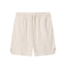 Premium Waffle Knit Side-Slit Shorts