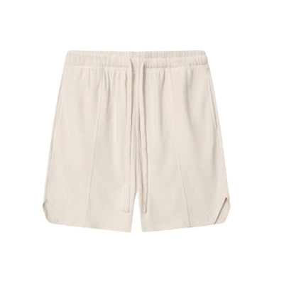 Premium Waffle Knit Side-Slit Shorts