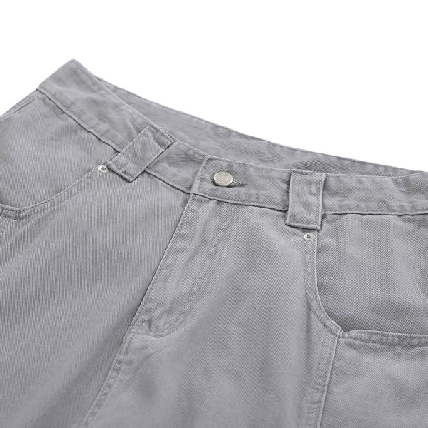 Multi Pocket Cargo Denim Shorts