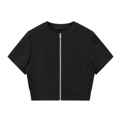 Women’s Slim Fit Zip-Up Academia Tee