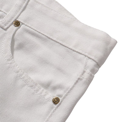 Button Fly Wide Leg Denim Jeans