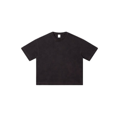 Distressed Fade Drop Shoulder Oversized Cotton T-Shirt