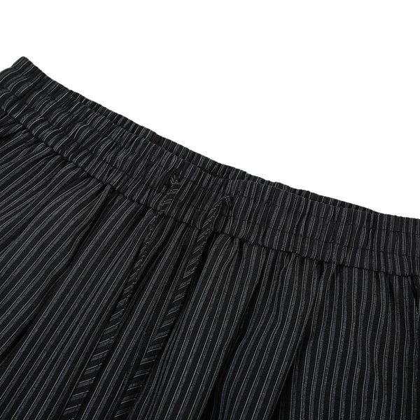 Vintage Striped Wide Leg Suit Trousers