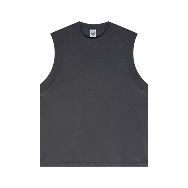 Panelled Back Seam Sleeveless T-Shirt