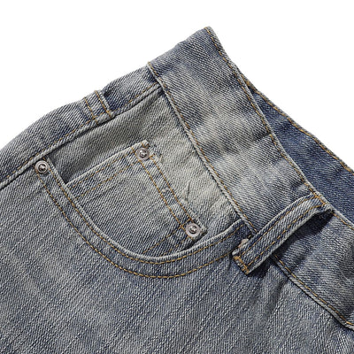 Vintage Slub Denim Barrel Leg Jeans