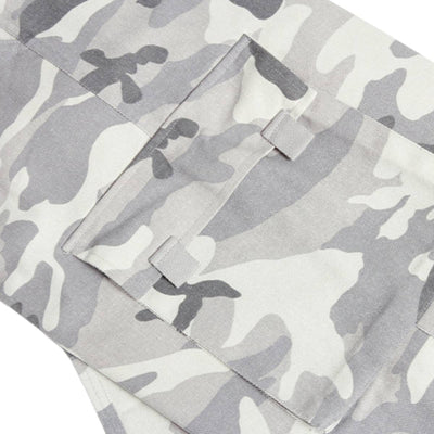 Camouflage Patchwork Multi Pocket Relaxed Cargo Pants
