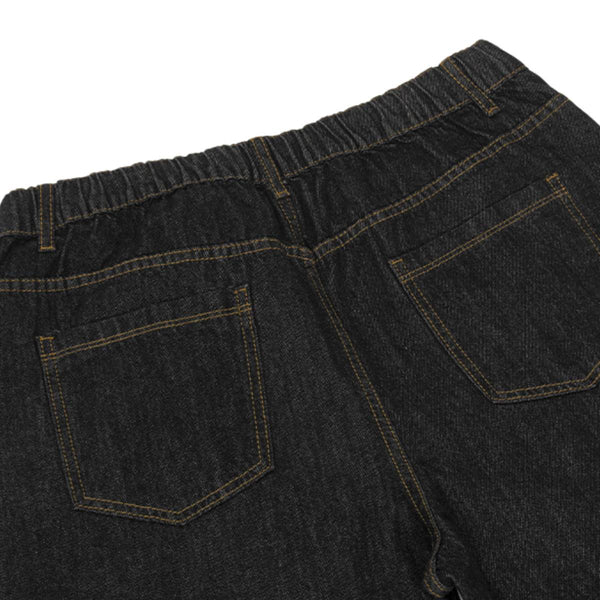 Minimalist Striped Check Relaxed Fit Casual Pants